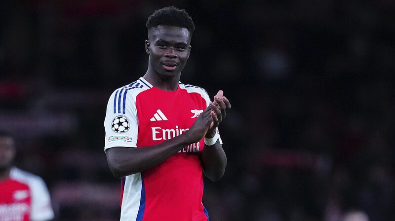 Arsenal’s Saka Out for Weeks with Hamstring Injury 🏥⚽️ Arsenal_s_Saka_Out_for_Weeks_with_Hamstring_Injury____