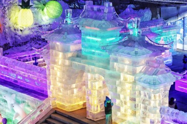 ❄️ Beijing’s Ice Festival Lights Up Winter Nights with 300+ Sculptures & Drone Magic ✨ ___Beijing_s_Ice_Festival_Lights_Up_Winter_Nights_with_300__Sculptures___Drone_Magic__