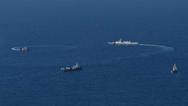 Chinese_Coast_Guard_Monitors_Philippine_Supply_Mission_at_Ren_ai_Jiao