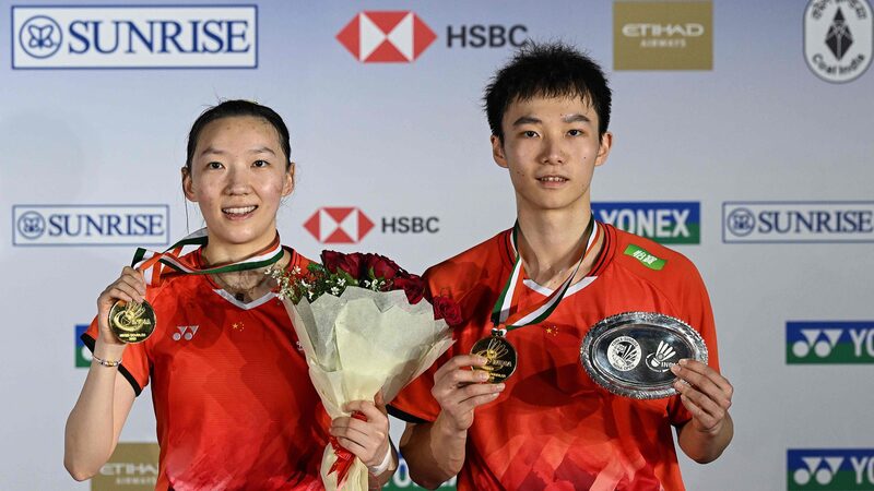 Chinese Duo Wei Yaxin & Jiang Zhenbang Triumph at India Open Mixed Doubles 🏸✨ Chinese_Duo_Wei_Yaxin___Jiang_Zhenbang_Triumph_at_India_Open_Mixed_Doubles___