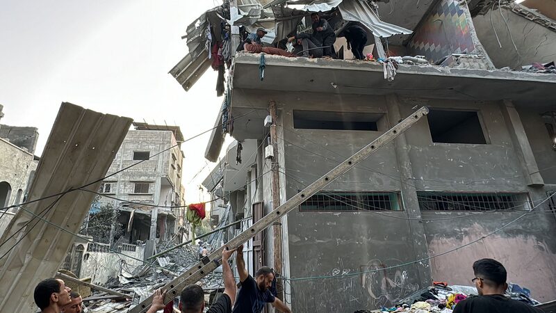Escalating_Conflict_in_Gaza_Forces_Thousands_to_Flee__