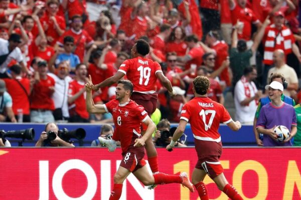 Euro 2024 Upset: Switzerland Topples Defending Champs Italy, Germany Advances Amid Stormy Showdown 🌧️⚽ Euro_2024_Upset__Switzerland_Topples_Defending_Champs_Italy__Germany_Advances_Amid_Stormy_Showdown____