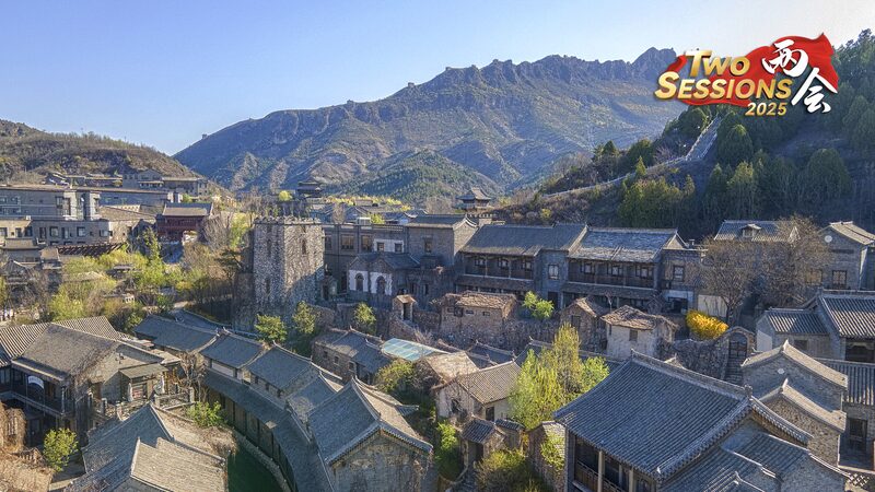 Explore_Gubei_Water_Town__Spring_Magic_at_the_Great_Wall___ video poster