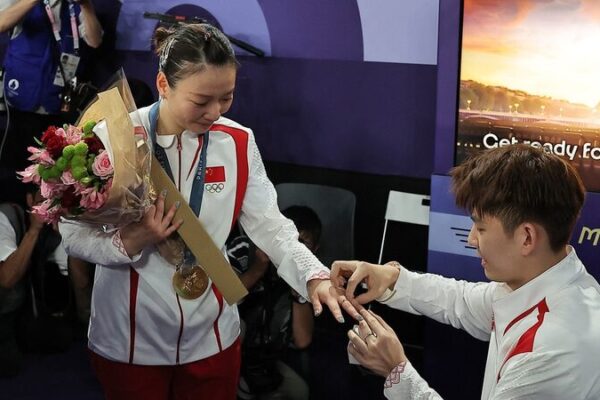 From Gold to Diamonds: Chinese Badminton Stars Win Olympics, Get Engaged 💍🏸 From_Gold_to_Diamonds__Chinese_Badminton_Stars_Win_Olympics__Get_Engaged___