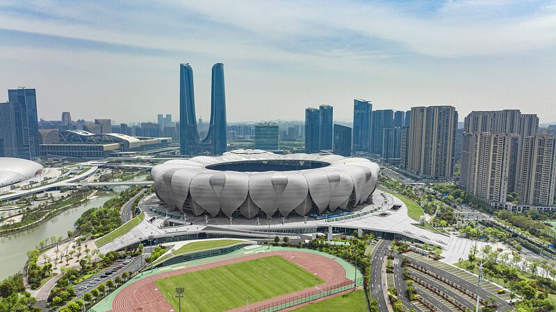 Hangzhou_Olympic_Sports_Center_Shines_as_Primary_Venue_for_19th_Asian_Games____ - 🌍NewspaperAmigo – Your Global News Buddy 🗞️ Hangzhou_Olympic_Sports_Center_Shines_as_Primary_Venue_for_19th_Asian_Games____
