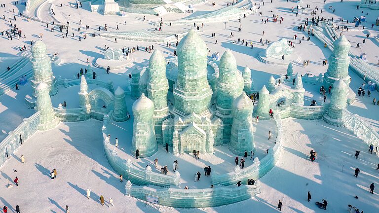 Harbin Ice and Snow Festival 2024 Kicks Off in NE China ❄️✨ Harbin_Ice_and_Snow_Festival_2024_Kicks_Off_in_NE_China____ video poster