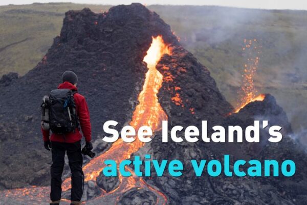 🔥 Lava Lovers Flock to Iceland’s Active Volcano! 🌋 __Lava_Lovers_Flock_to_Iceland_s_Active_Volcano___ video poster