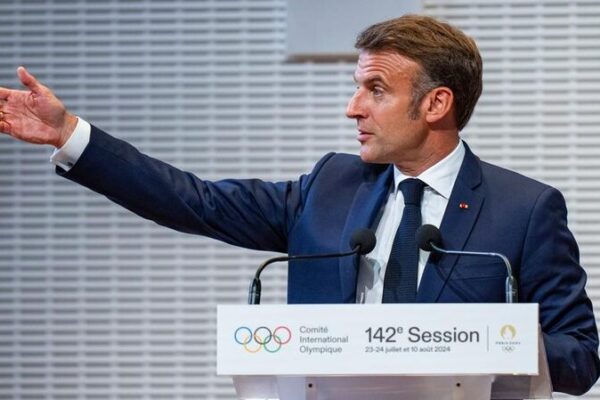 Macron & Bach Rally for Global Olympic Truce in Paris 2024 🌍✌️ Macron___Bach_Rally_for_Global_Olympic_Truce_in_Paris_2024____