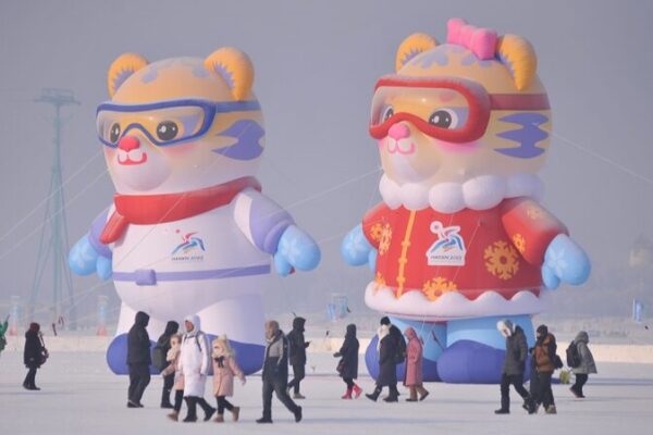 Meet Binbin & Nini: Harbin’s Tiger Mascots Welcome Winter Games Visitors ❄️🐯 Meet_Binbin___Nini__Harbin_s_Tiger_Mascots_Welcome_Winter_Games_Visitors____