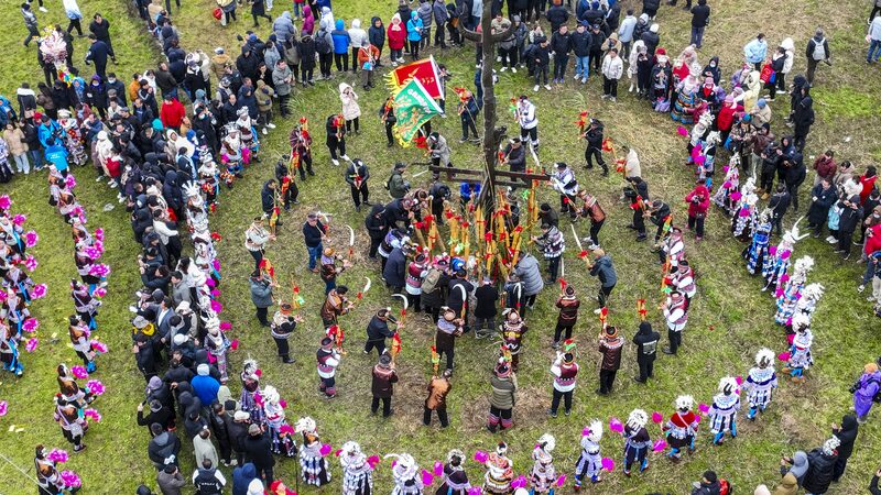 Miao_People_s_Lusheng_Dance_Lights_Up_Slope_Jumping_Festival__ - 🌍NewspaperAmigo – Your Global News Buddy 🗞️ Miao_People_s_Lusheng_Dance_Lights_Up_Slope_Jumping_Festival__