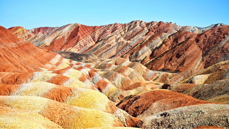 Nature_s_Palette__Zhangye_s_Danxia_Landform_Dazzles_Travelers____ - 🌍NewspaperAmigo – Your Global News Buddy 🗞️ Nature_s_Palette__Zhangye_s_Danxia_Landform_Dazzles_Travelers____