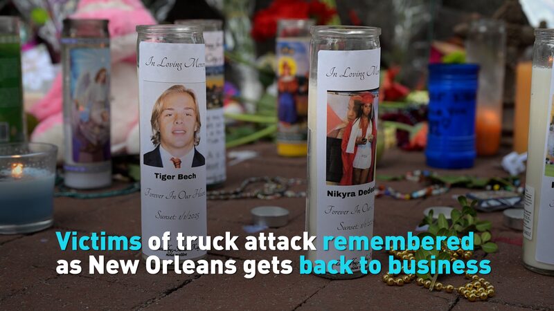 New_Orleans_Honors_Truck_Attack_Victims_as_Bourbon_Street_Reopens___ video poster