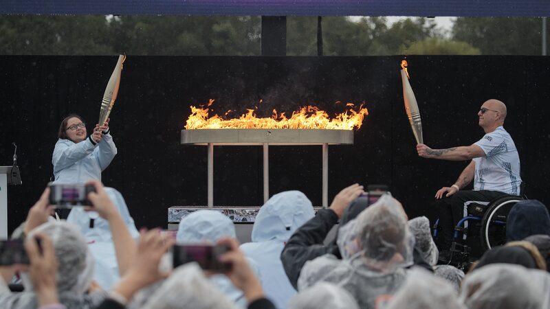 Paralympic_Flame_Ignites_in_Stoke_Mandeville_Ahead_of_Paris_2024__