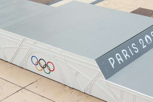 Paris 2024 Podiums Unveiled: Eiffel Tower-Inspired Design 🏅✨ Paris_2024_Podiums_Unveiled__Eiffel_Tower_Inspired_Design___