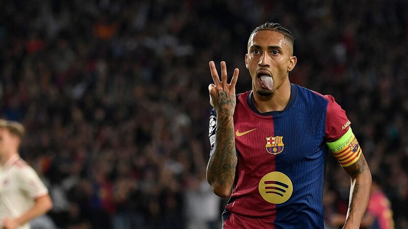 Raphinha’s Hat-Trick Powers Barcelona to 4-1 Victory Over Bayern Munich ⚽🔥 Raphinha_s_Hat_Trick_Powers_Barcelona_to_4_1_Victory_Over_Bayern_Munich___