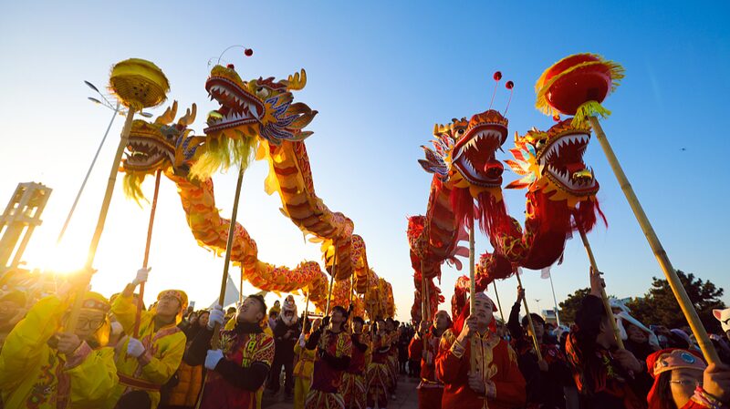Shandong Rings in 2024 with Sunrise Celebrations and Dragon Dance 🌅🐉 Shandong_Rings_in_2024_with_Sunrise_Celebrations_and_Dragon_Dance___