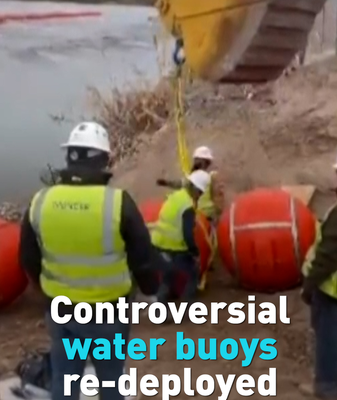 Texas Reinstalls Controversial Border Buoys Amid Migrant Safety Concerns Texas_Reinstalls_Controversial_Border_Buoys_Amid_Migrant_Safety_Concerns video poster