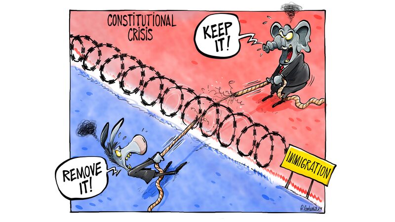 U_S__Border_Battle_Heats_Up__Razor_Wire_Sparks_Constitutional_Clash____