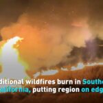 __Wildfires_Ignite_Chaos_in_Southern_California___30_000_Evacuated_ video poster