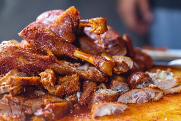 Wuyi Mountain’s Smoked Goose: A Crispy Twist on Fujian Flavors 🌶️🍵 Wuyi_Mountain_s_Smoked_Goose__A_Crispy_Twist_on_Fujian_Flavors____