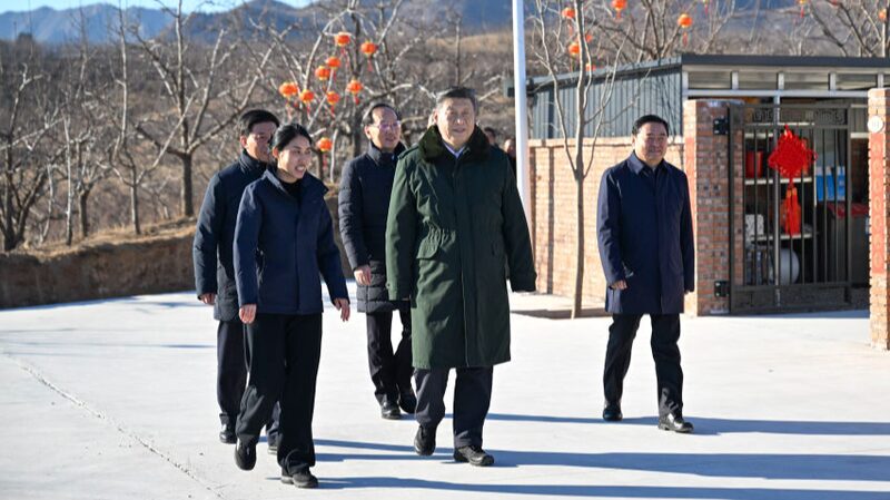 Xi_Visits_Flood_Hit_Northeast_China_Ahead_of_Spring_Festival___
