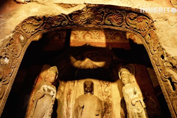 Xiantangshan Caves Showcase Stunning Honeysuckle Cultural Blend 🌸 Xiantangshan_Caves_Showcase_Stunning_Honeysuckle_Cultural_Blend__