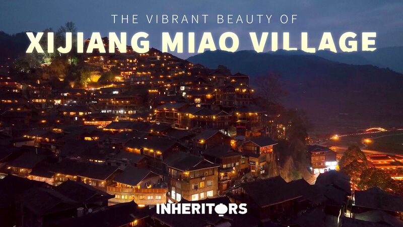 ✨ Xijiang Miao Village Lights Up the Night Like a Starry Fairytale 🌌 __Xijiang_Miao_Village_Lights_Up_the_Night_Like_a_Starry_Fairytale__