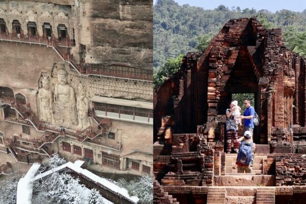 Sacred Wonders: China's Maijishan & Vietnam's My Son 🌍✨