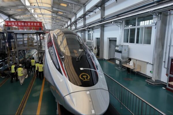 China’s CR450 Bullet Train Breaks Speed Records at 400 km/h 🚄💨 China_s_CR450_Bullet_Train_Breaks_Speed_Records_at_400_km_h___ video poster