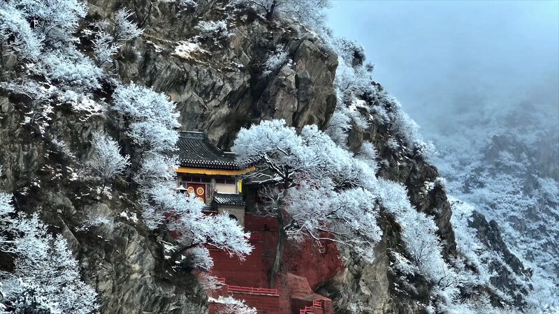 Mount_Wutai_Transforms_into_Winter_Wonderland_After_Spring_Snowfall_____ video poster