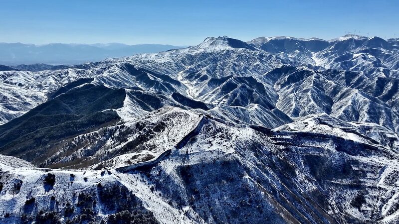 Ancient Great Wall Transformed Into Winter Wonderland After Spring Snow ❄️ Ancient Great Wall Transformed Into Winter Wonderland After Spring Snow ❄️ video poster