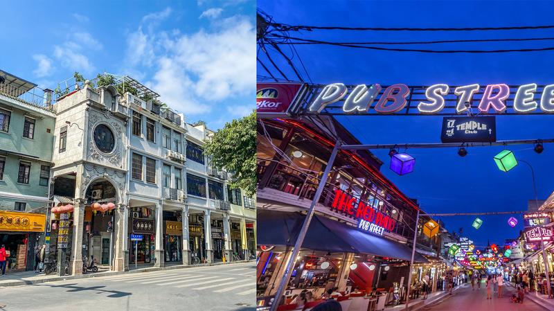 Architectural Fusion 🏙️: Guangzhou & Siem Reap’s Urban Stories 🌏🏘️