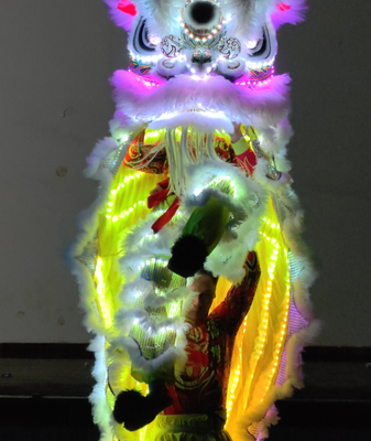 Glow-in-the-Dark Lion Dance Bridges Tradition & Tech 🦁✨ Glow-in-the-Dark Lion Dance Bridges Tradition & Tech 🦁✨ video poster