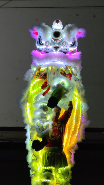 Glow-in-the-Dark Lion Dance Bridges Tradition & Tech 🦁✨ video poster