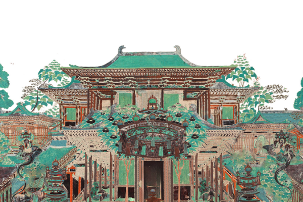 Time Travel Through Art: Tang Dynasty Architecture Comes Alive in Dunhuang 🏛️🎨 Time Travel Through Art: Tang Dynasty Architecture Comes Alive in Dunhuang 🏛️🎨