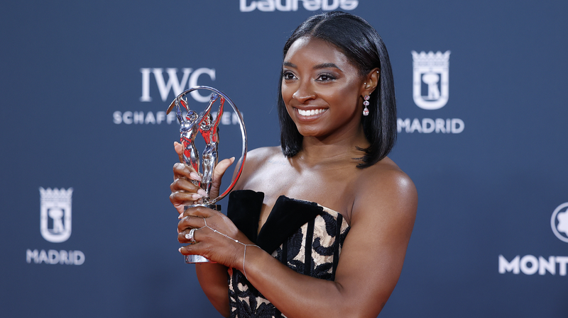 2NMRVNQIX75E0RO6XEH4 - 🌍NewspaperAmigo – Your Global News Buddy 🗞️ Simone Biles, Mondo Duplantis & Real Madrid Dominate 2024 Laureus Awards 🌟🏆