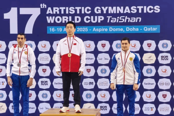 π You Hao Rings in Gold at Gymnastics World Cup! π π You Hao Rings in Gold at Gymnastics World Cup! π