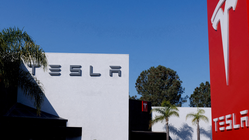 96X1A7H8BINSEJBGY3DW - 🌍NewspaperAmigo – Your Global News Buddy 🗞️ Tesla Sales Plunge 13% Amid Musk Backlash 🤯📉 video poster