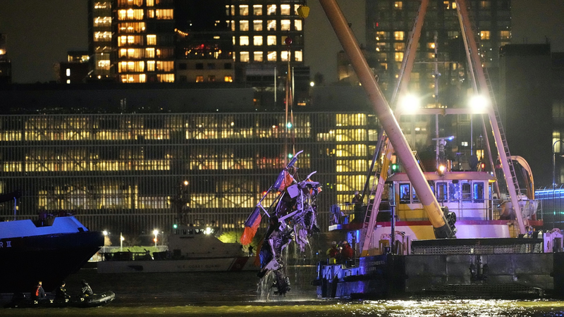 Tragic NYC Helicopter Crash Claims 6 Lives in Hudson River 🌊✈️ video poster