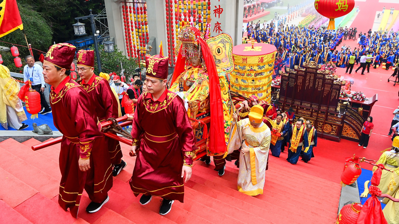 Mazu’s 1065th Birthday Celebrated With Grand Ceremony in Fujian 🌊✨ Mazu’s 1065th Birthday Celebrated With Grand Ceremony in Fujian 🌊✨