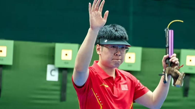 Pistol Prodigy Hu Kai Strikes Gold Again 🏅