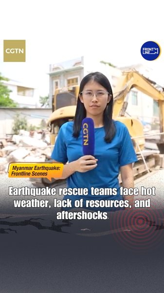 Mandalay Earthquake Rescue: Heat, Aftershocks Hamper Efforts 🌍🔥 video poster