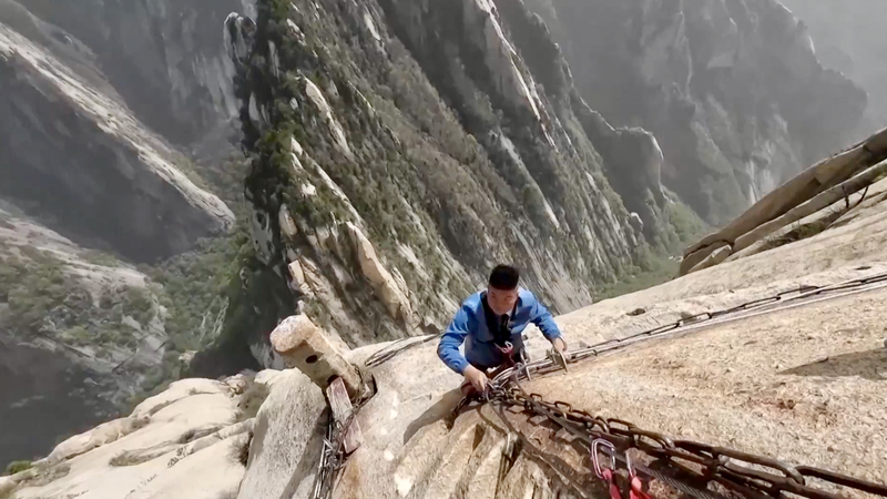Huashan Mountain’s Daring Skywalk Gets Major Safety Makeover 🌄 Huashan Mountain's Daring Skywalk Gets Major Safety Makeover 🌄 video poster