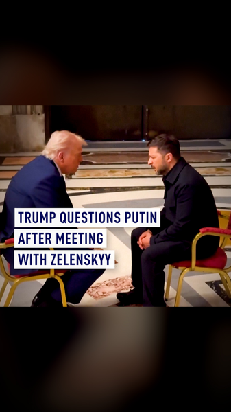 Trump and Zelenskyy Forge Path to Peace in Historic Vatican Meeting ✨ video poster