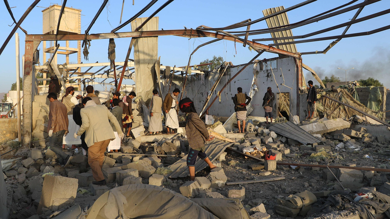 US_Strikes_in_Yemen_Kill_68_at_Migrant_Center__Houthis_Say - 🌍NewspaperAmigo – Your Global News Buddy 🗞️ US_Strikes_in_Yemen_Kill_68_at_Migrant_Center__Houthis_Say