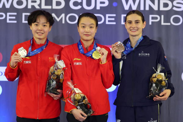 Chen Jia Dives to Gold in Thrilling World Cup Showdown 🥇💧