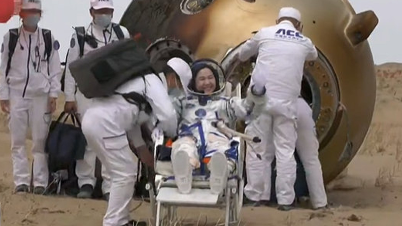Shenzhou-19’s Wang Haoze Makes History as Female Astronaut Returns 🌍👩🚀 video poster