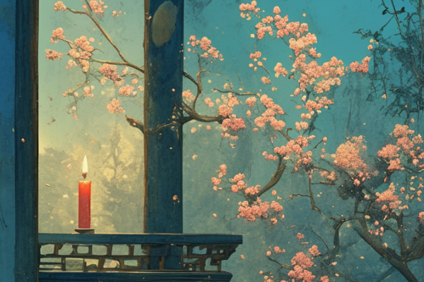 Moonlit Blossoms & Candlelight: Su Shi’s Ode to Fleeting Beauty 🌸🕯️
