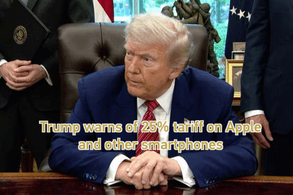 Trump Threatens 25% Tariff on iPhones, Global Tech Shaken 📱💥 video poster