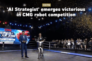 🤖💥 AI Strategist Dominates World’s First Humanoid Robot Battle! video poster